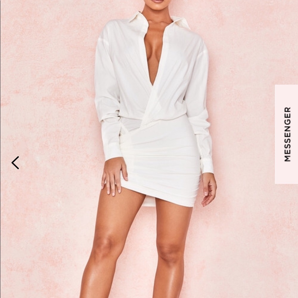 House of CB white NICOLETTE dress